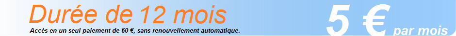 Offre membre 12 mois